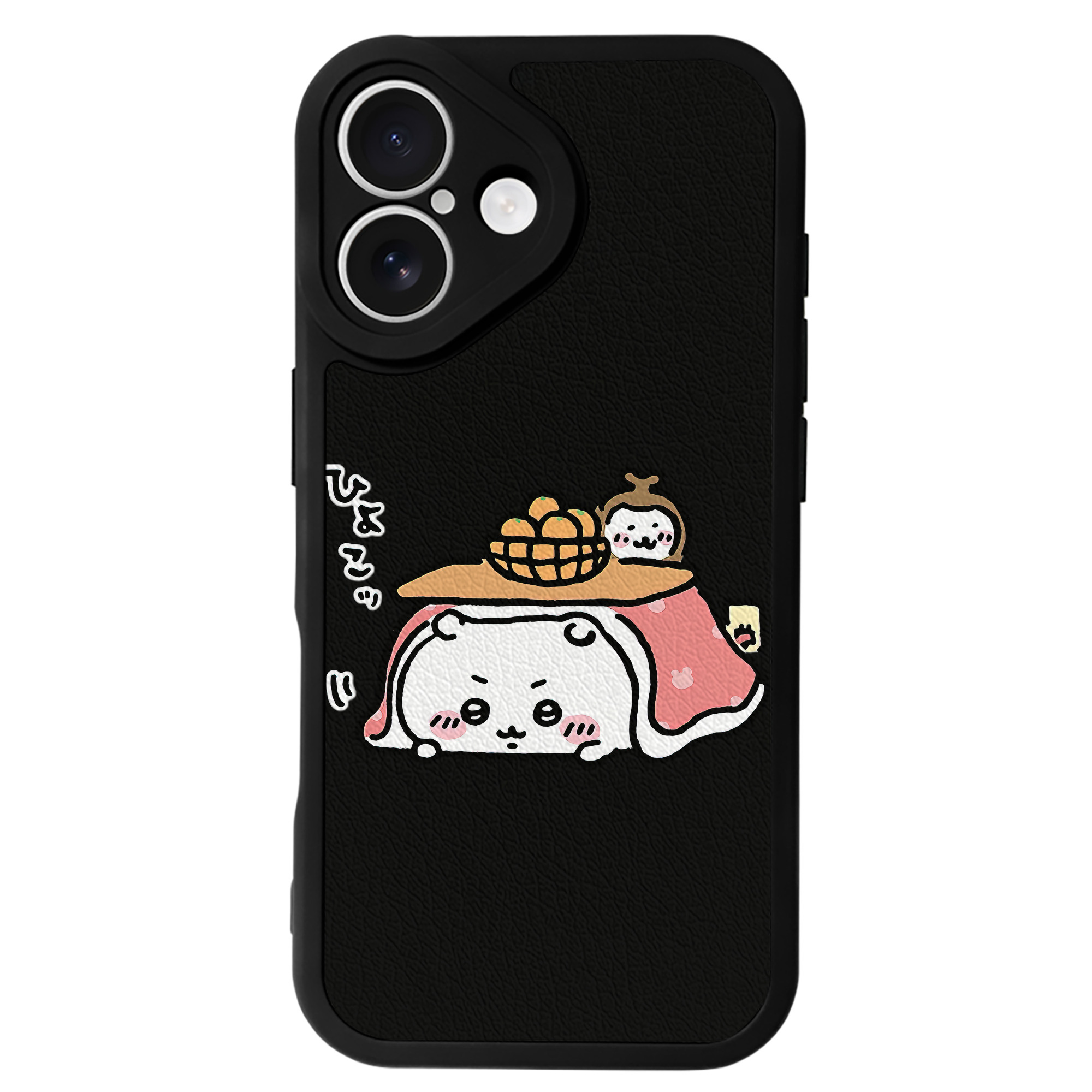 （画像用） ちいかわ ちいかわ Chii-kawa chiikawa 【iPhone 16シリーズ対応】シリコンスマホケース（レザー調） 材質：シリコン